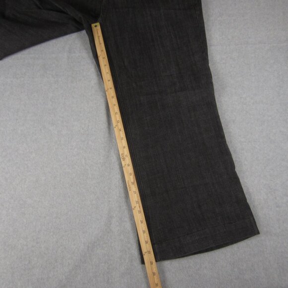 Mossimo Jeans Womens 22W Plus Dark Wash Stretch Trouser Denim Altered Hem - Picture 6 of 15